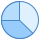 blue ui style investment portfolio icon