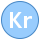 blue ui style swedish krona icon