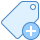 blue ui style schlagwort hinzufügen icon