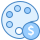 blue ui style preise für kunstwerke icon