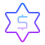 gradient style australian dollar icon