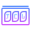 gradient style jcb icon