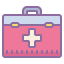 cute color style doctors bag icon