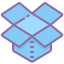 cute color style dropbox icon