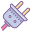 cute color style electrical icon