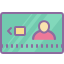 cute color style 전자 신분증 icon