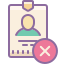 cute color style identificación no verificada icon