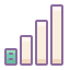 cute color style low connection icon
