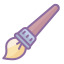 cute color style 페인트 브러시 icon