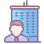 cute color style permanent job icon