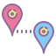 cute color style 포인트 개체 icon