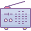 cute color style radio icon