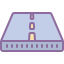 cute color style 도로 icon