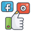 Sozialen Medien icon