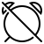 ios 17 outlined style 알람 해제 icon