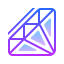gradient style 보석 icon