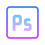 gradient style adobe photoshop icon