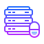gradient style recuperación de datos icon