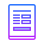 gradient style form icon