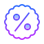gradient style rabatt icon