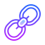 gradient style link icon