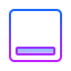 gradient style fenster verkleinern icon