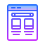 gradient style vorlage icon