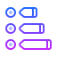 gradient style zeitleiste icon