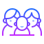 gradient style family icon