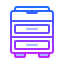 gradient style aktenschrank icon