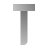 deco duotone style text icon
