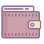 cute color style brieftasche icon