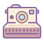 cute color style sofortbildkamera icon