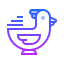 gradient style 치킨 icon