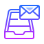 gradient style inbox icon