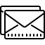 cute outline style group message icon