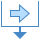 blue ui style 정렬 기준 날짜를 후속 icon