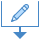 blue ui style ordina per data modifica icon