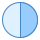 blue ui style 반 icon