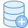 blue ui style 데이터베이스 추가 icon