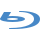 blue ui style blu ray icon