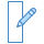 blue ui style spalte bearbeiten icon