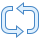 blue ui style repeat icon