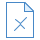 blue ui style xls icon