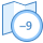blue ui style zeitzone  9 icon
