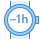 Минус 1 час icon