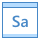 blue ui style samstag icon