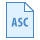 blue ui style asc icon
