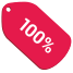 100% Off icon