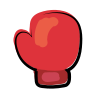 matisse style boxing glove icon